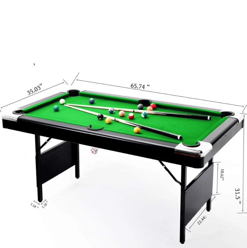 5.5FT Billiard Table, 1.67M Pool Table,billiards,5.5FT Game